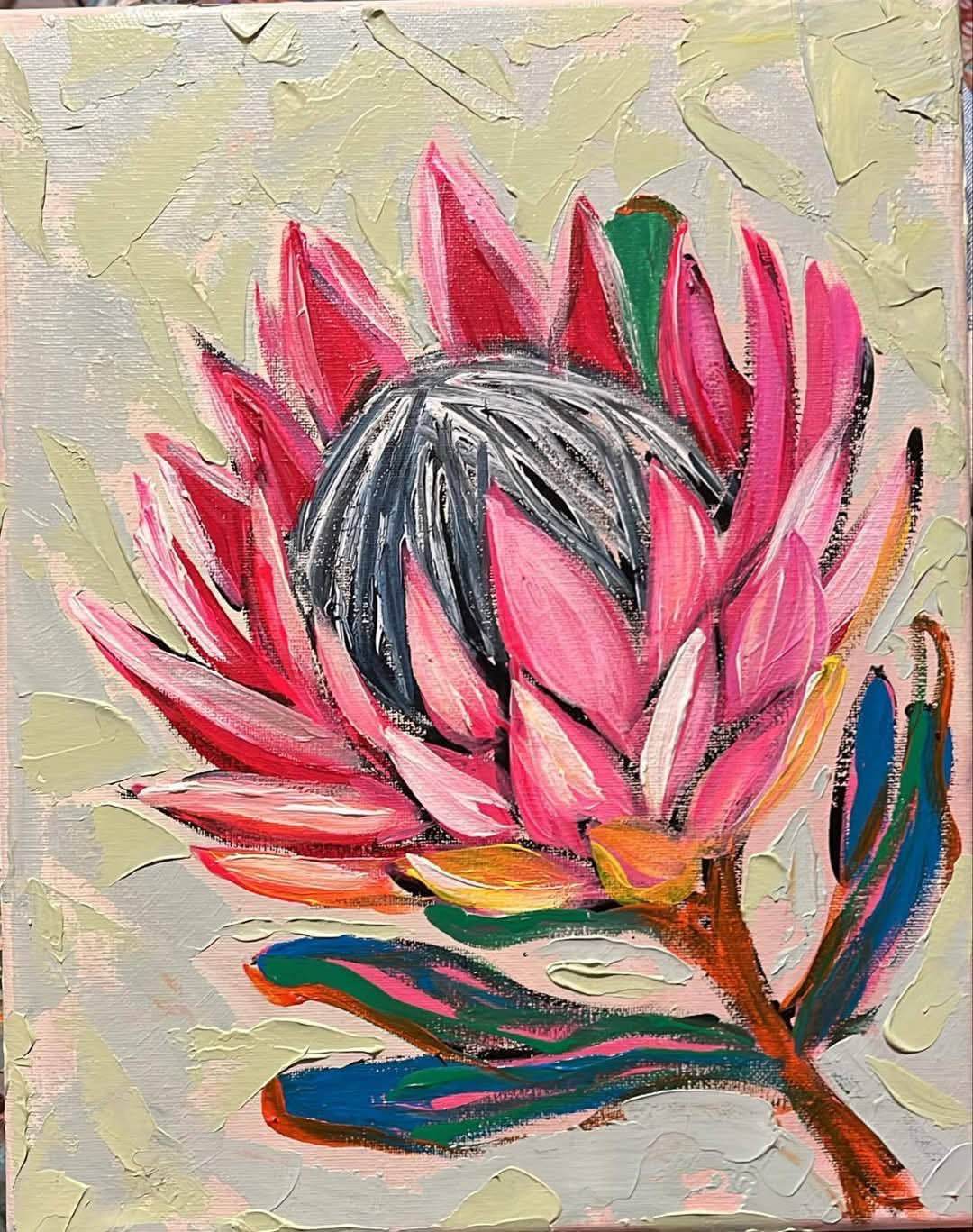 Abstract protea FLASH SALE