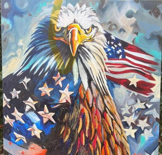 Stars & Stripes with Eagle